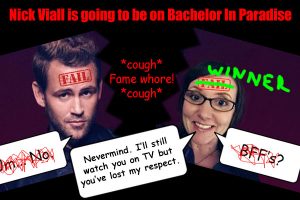 Nick Viall is going to be on Bachelor in Paradise. Is he a fame whore? Me thinks he is.